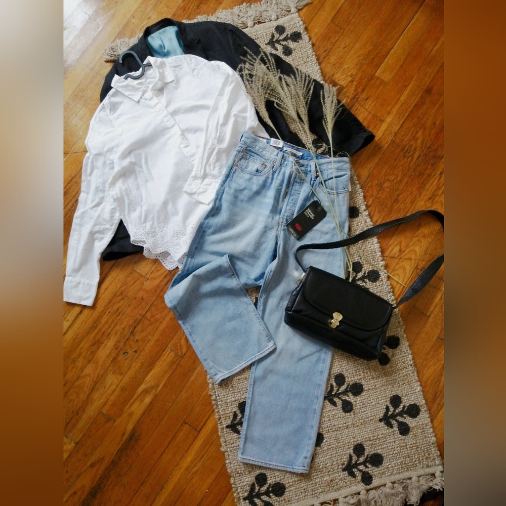 Jeans premium Levi's ribcage straight ankle - Picture 4 of 12